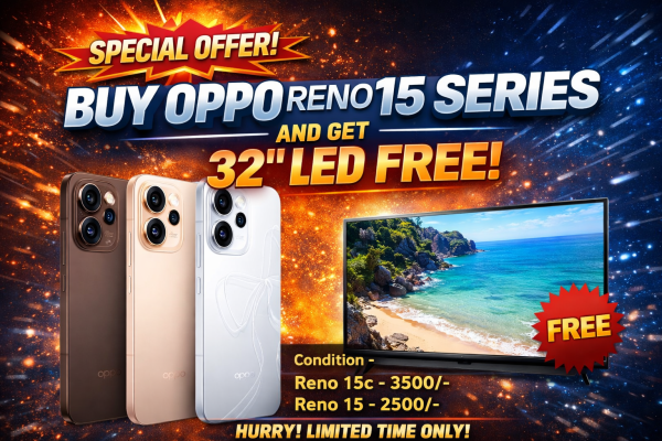 32" LED with Reno 15 series