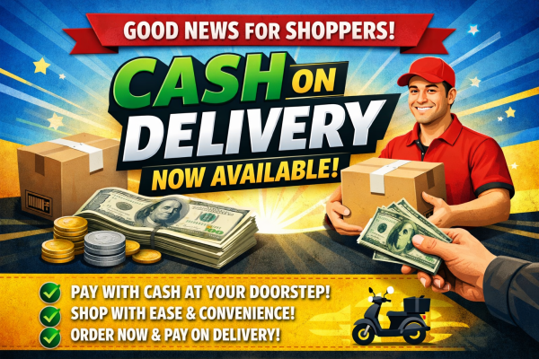 Finally Wait is Over ! Cash on Delivery now available